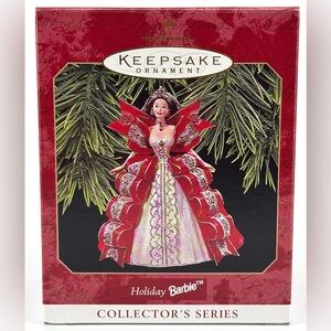 Hallmark Keepsake Holiday Barbie Ornament. 1997. QX16212